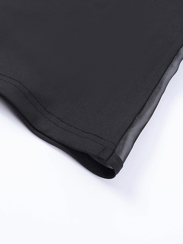 Sexy Wrap Mesh See-Through Vest Top