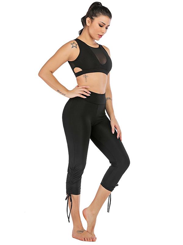 Plus Size Drawstring Leggings