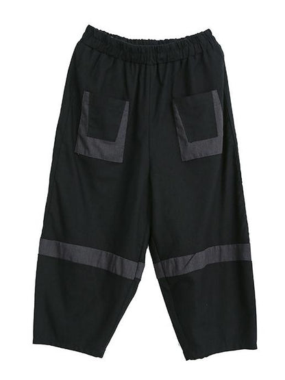 Loose Elastic Waist Design Wide Leg Pants
