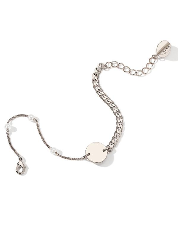 Retro Imitation Pearl Pendant Bracelet