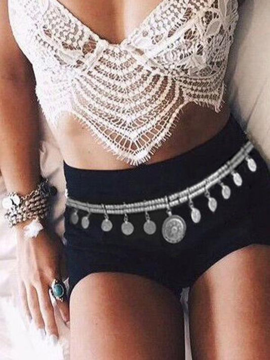 Vintage Bohemia Coin Tassels Waist Chain Accessories