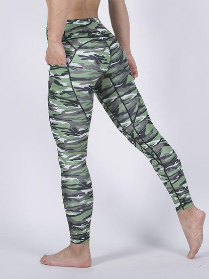 Camo Patchwork Yoga Leggings