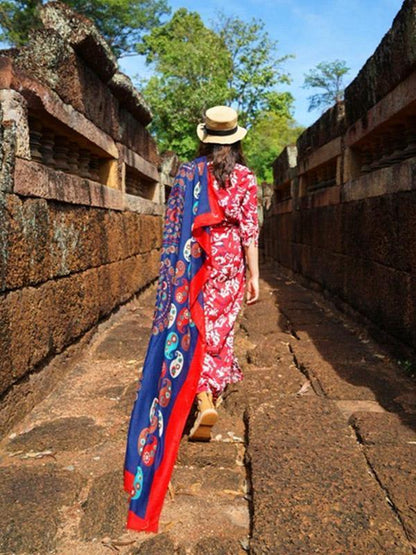Pretty Bohemia Ethnic-style Cape Scarf