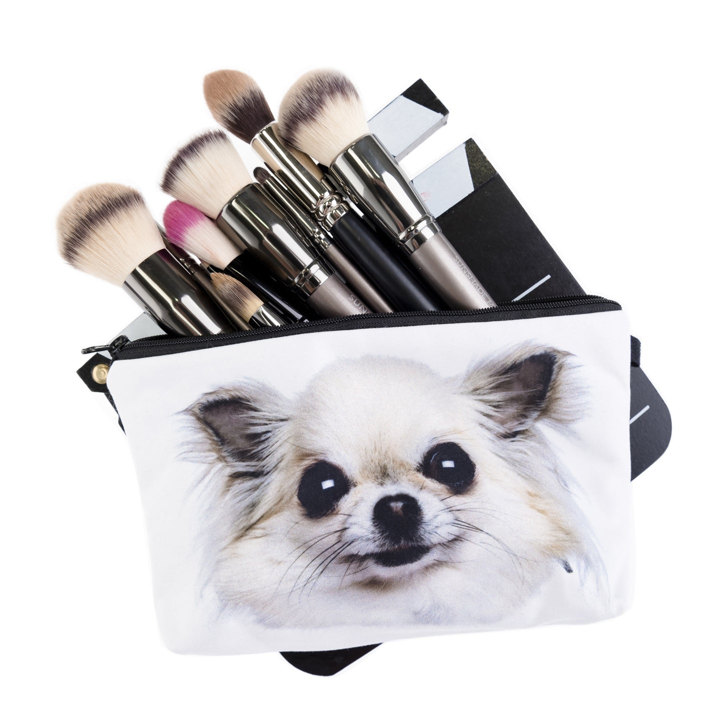 Dog dumplings cosmetic bag holding bag storage wash bag