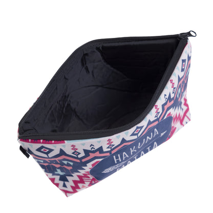 Color Round Printed Makeup Bag