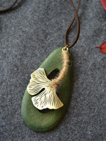Big Maple Leave Necklaces