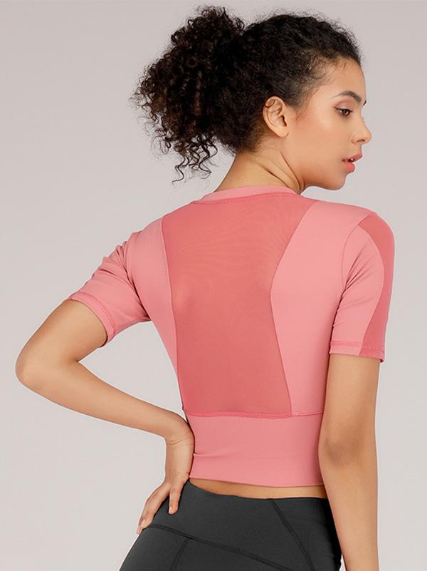 Quick-dry Collect Waist Sports Tee