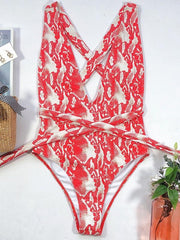 RED SNAKESKIN