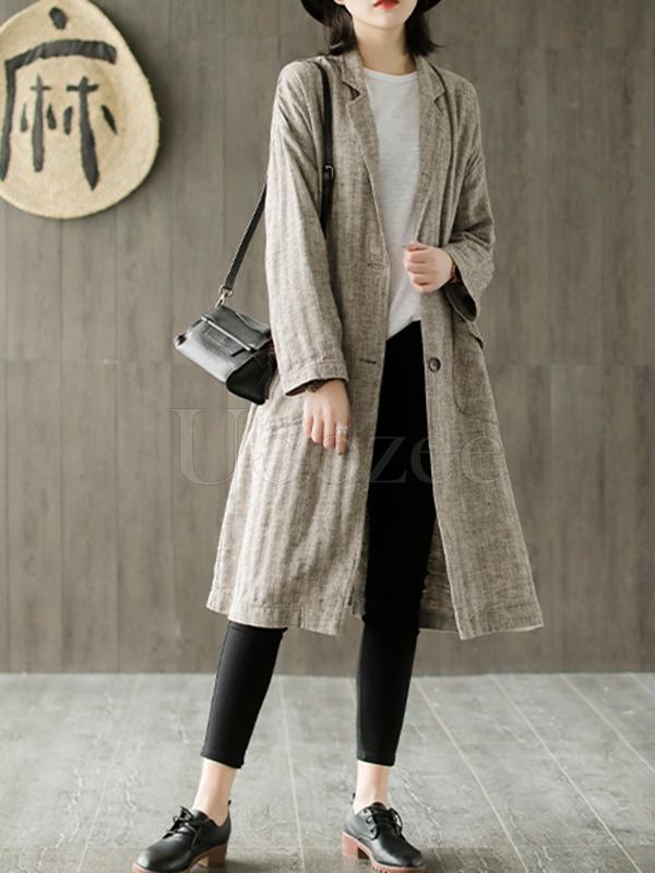 Retro Linen Outwear
