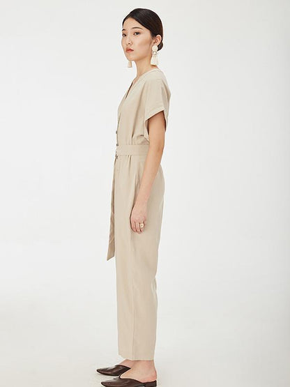 Original Solid Bandage Light Maturity Jumpsuits
