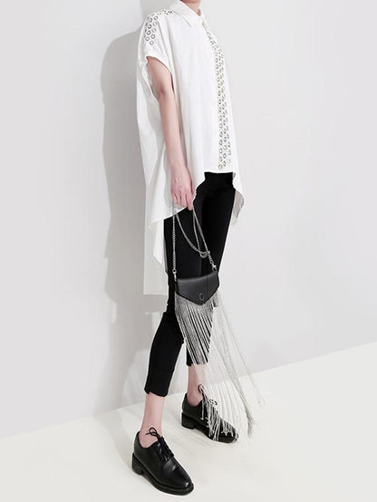 Loose Swallow Tail Shirt