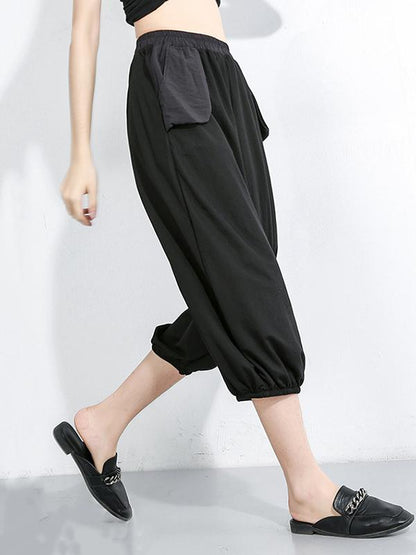 Loose Split-joint Harem Pants