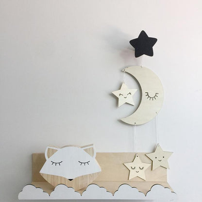 Eyelash Moon Star Hanging Ornament Home Decoration