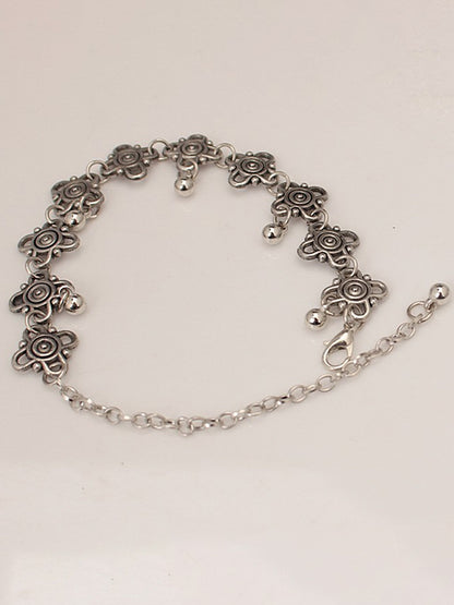 Simple Metal Fringe Hollow Carved Vintage Foot Chain Accessory