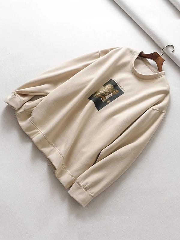 Mock Neck Person Graphic Sweatshirts