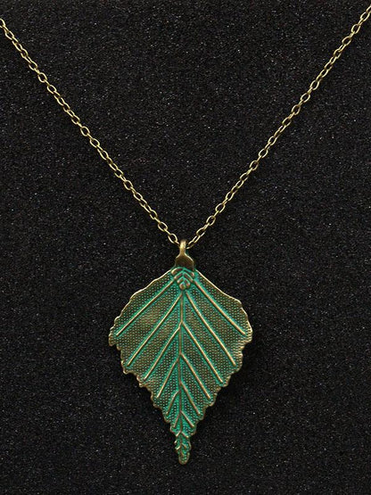 Vintage Leaf Alloy Necklaces Accessories