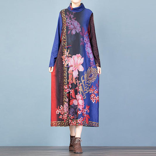 Buykud Chinese Style Beautiful Elegant Soft Comfortable Dress