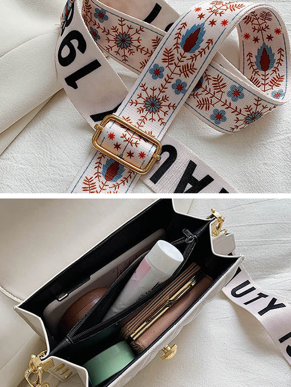 Casual PU Solid Color Geometric Bags