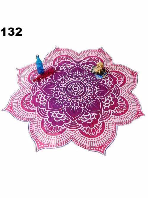 Bohemia Lotus Pattern Shawl Beach Mat Yoga Mat
