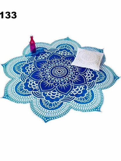 Bohemia Lotus Pattern Shawl Beach Mat Yoga Mat