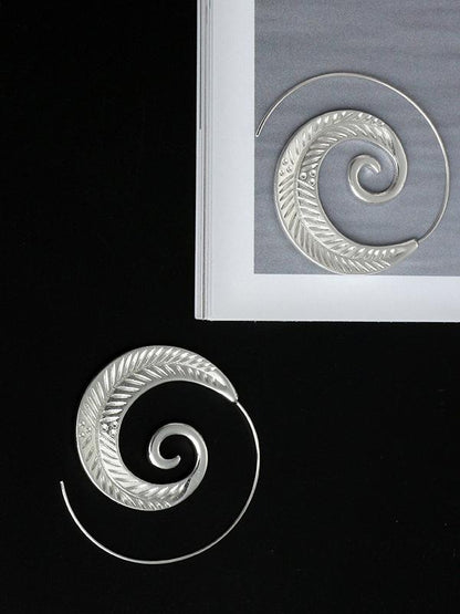 Bohemia Retro Alloy Hollow Earrings Accessories