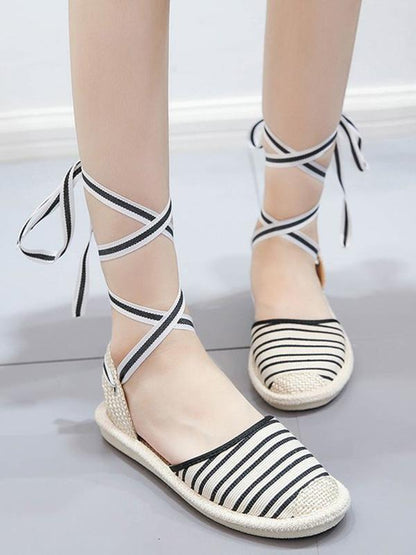 Bandage Simple Fisherman Flat Sandal