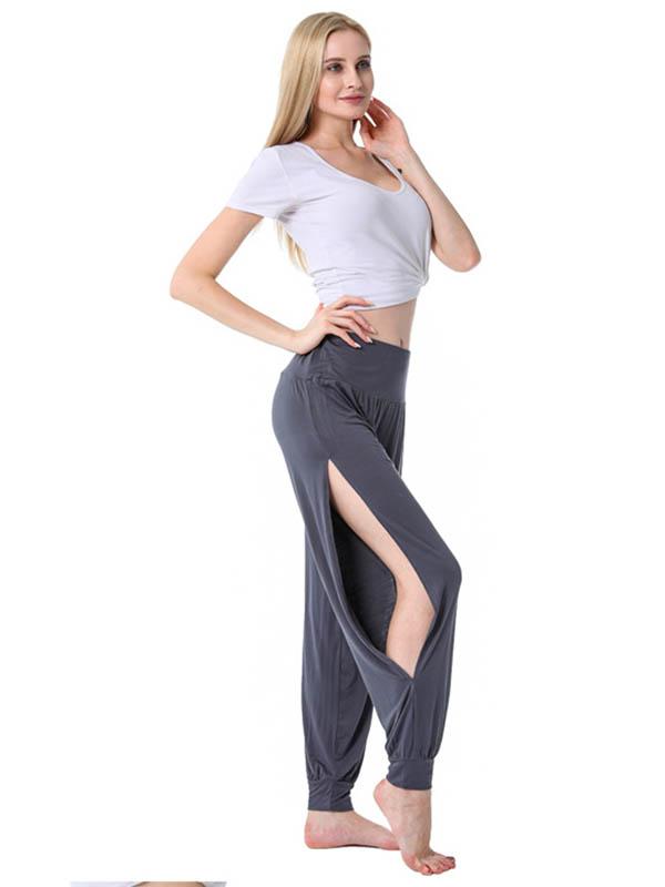 Split-Side Breathable Athletic Pants