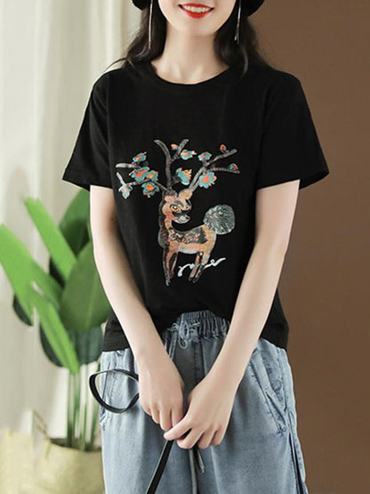 Simple Printed Comfortable T-shirt