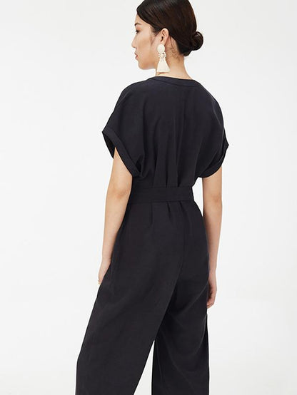 Original Solid Bandage Light Maturity Jumpsuits