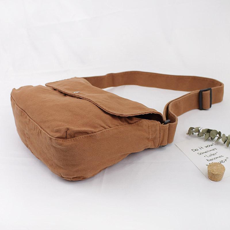 Casual Retro Work School Canvas Shoulder Bag