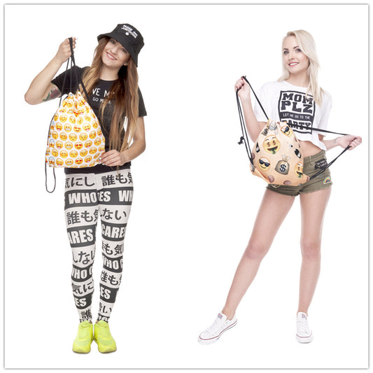 Bouquet pocket shopping, pick up rope backpack.