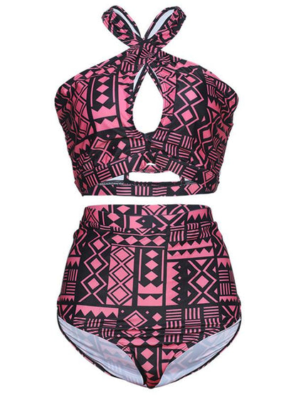 Cross Plus Size Bikini Swimsuit