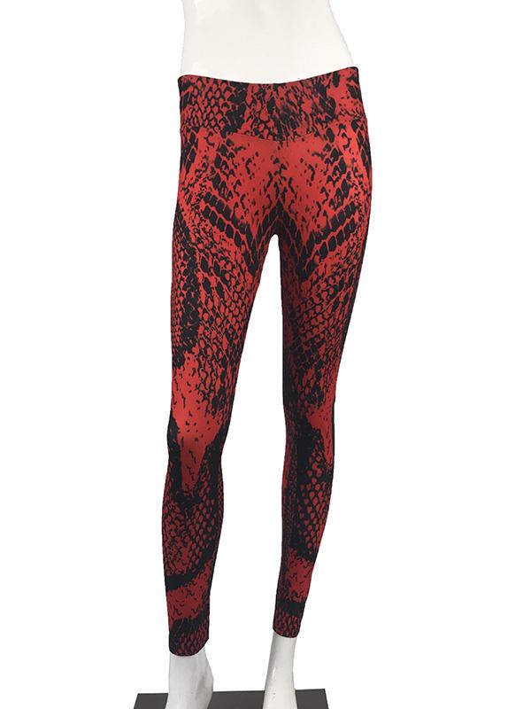 Snake Printed Yoga Leggings