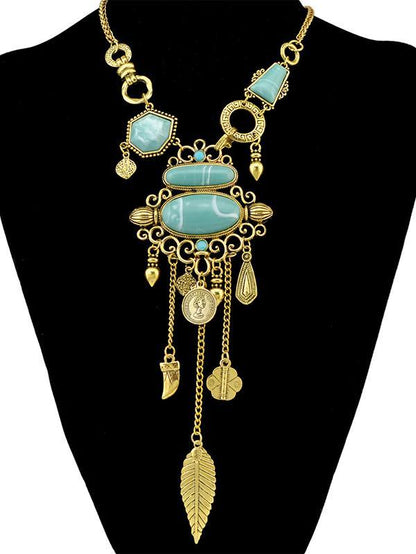 Fashion Geomertry Pattern Carving  Necklaces Accessories