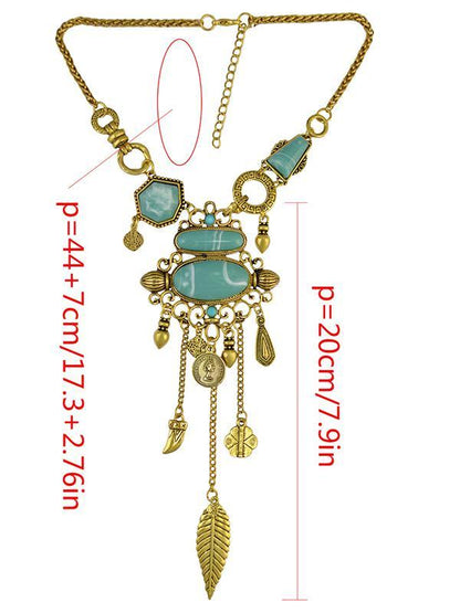 Fashion Geomertry Pattern Carving  Necklaces Accessories