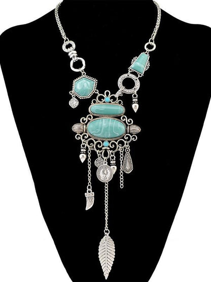 Fashion Geomertry Pattern Carving  Necklaces Accessories