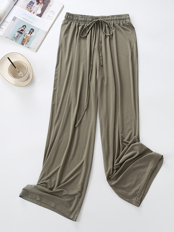 Comfortable Solid Color Modal Pajama Pants