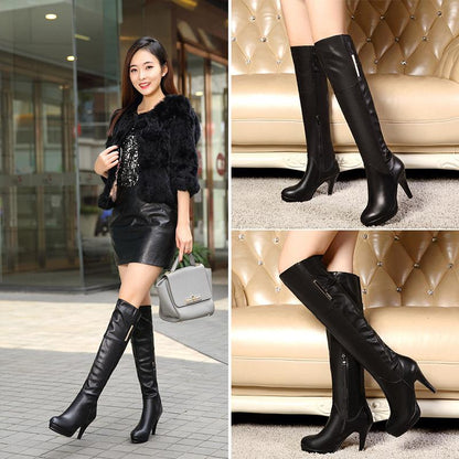 Lady High Boots over knee large boots