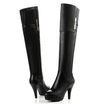 Lady High Boots over knee large boots
