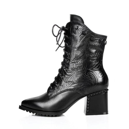 Fashion Cowhide short boots