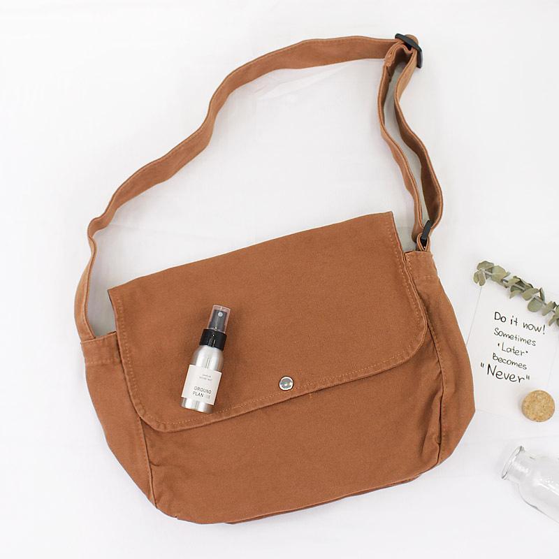 Casual Retro Work School Canvas Shoulder Bag