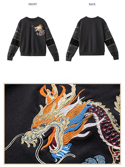 Embroidery Hollow Lace Hoodies Top