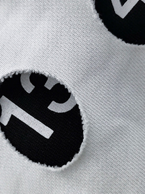 Original Split-Joint Long Sleeves Drawstring Hoodies