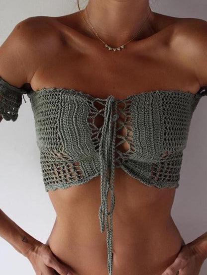 Crocheto Strapless Swimwear Bralette Top