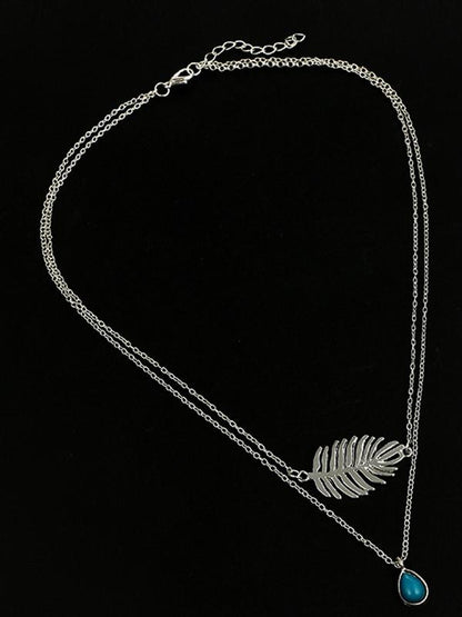 Vintage Leaf Necklaces Accessories