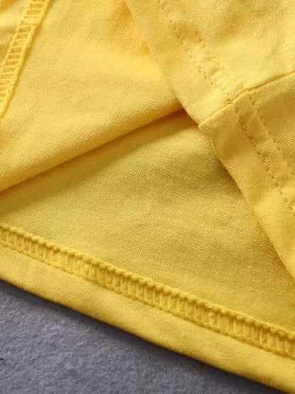 Casual Loose Letter Round-neck T-shirt