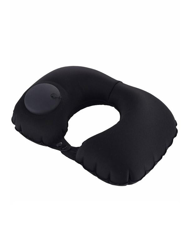 Travel Press Type Portable Inflatable U-Shaped Pillow Accessories