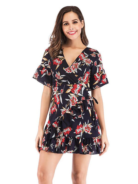 Deep V-Neck New Dresses