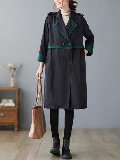 Urban Buttoned Split-Joint Trench Coat Outerwear