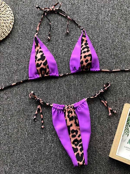 Strappy Scrunch Bikini Swimsuit